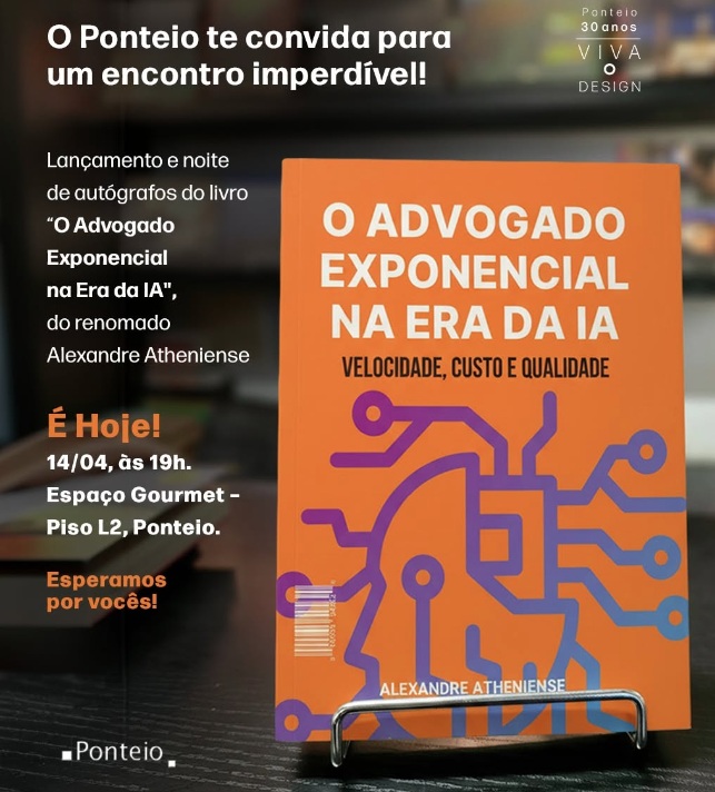 Lançamento do livro “O Advogado Exponencial na Era da IA”